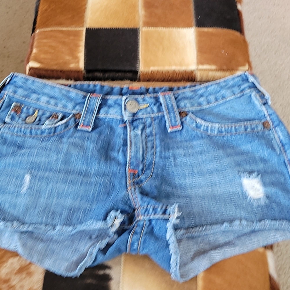 True Religion jean shorts